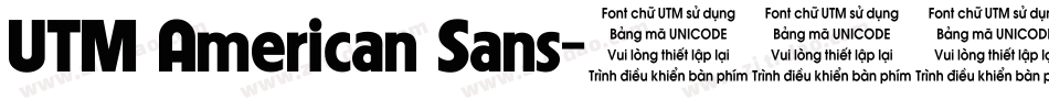 UTM American Sans字体转换